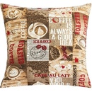 Bellatex EMA Káva hnedá červená 45 x 45 cm