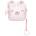 KikkaBoo Плюшено кубче Bear with me Pink (31201010394)