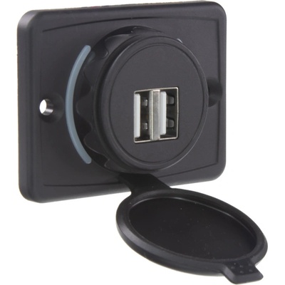 STU 34661.3 2x USB 4,8A zásuvka 12/24V, montáž na povrch