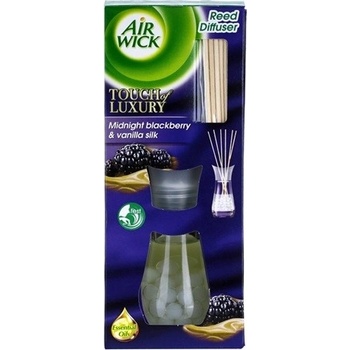 Air Wick Reed Diffuser Půlnoční ostružiny a vanilkové hodváb vonné tičinky 50 ml