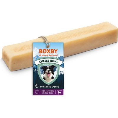 Boxby Cheese Bone pre stredné psy 10 20 kg