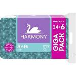 Harmony Тоалетна хартия Harmony Soft White, 3-слойна, 30 ролки, ролка 15 м
