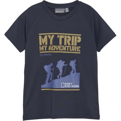 COLOR KIDS T shirt W Print total eclipse Modrá