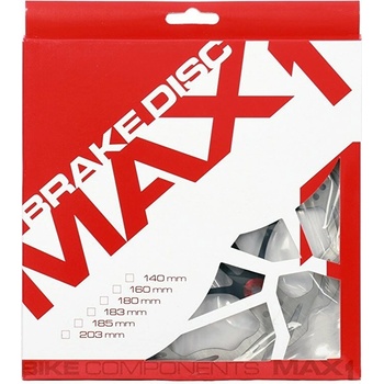 Max1 Alux 6 děr 160 mm černá