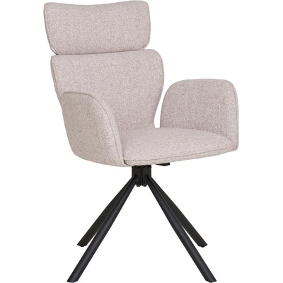 House Nordic Бежови тапицирани трапезни столове в комплект с подлакътници 2 бр. Cordoba - House Nordic (1001390)