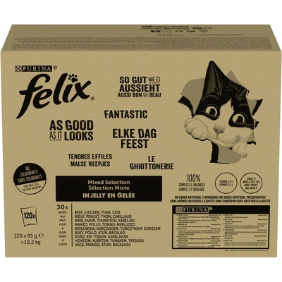 PURINA Felix MIX Chutí Box 120 x 85 g
