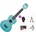 Mahalo ML2AB SET Aqua Blue Концертно укулеле (ML2-AB-SET)