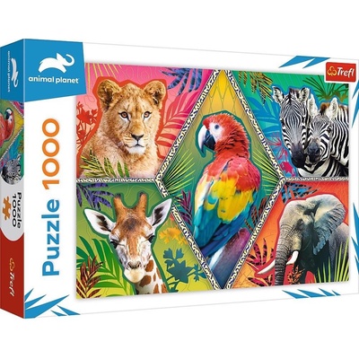 TREFL Animal Planet Exotická zvířata 1000 dielov