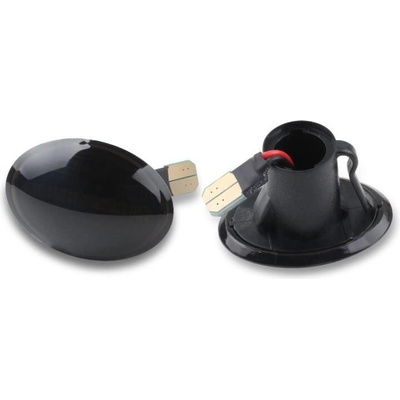 Диодни мигачи за калник за Fiat 500 - опушени с бягащ мигач (SA108D)