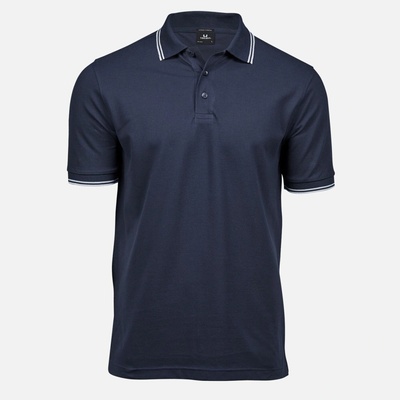 Tee Jays strečová polokošeľa modrá