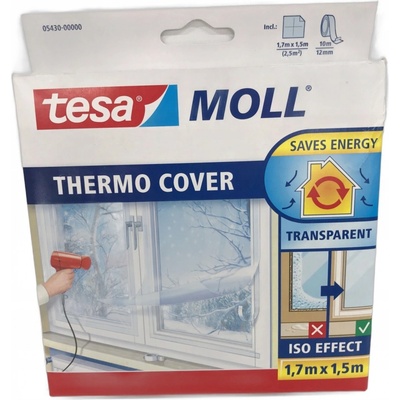 tesamoll Izolačná fólia do okien Thermo Cover 1,7 m transparentná