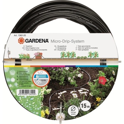 GARDENA Nadzemná kvapkacia hadica 4,6 mm (3/16"), 15 m 1362-20