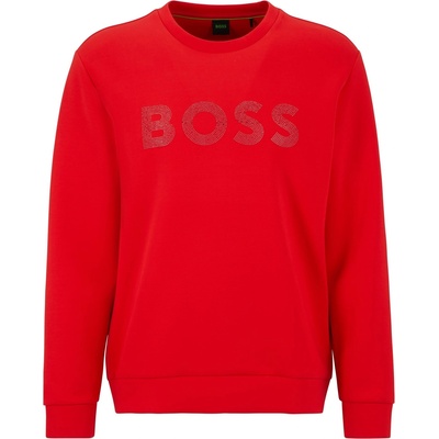 HUGO BOSS Блуза Boss Men's Salbo Diamond Crew Sweatshirt - Bright Red