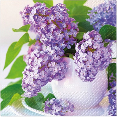 PAW Obrúsky L Lilac Cup Bouquet 33x33cm