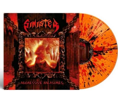 Sinister - Aggressive Measures Splatter Vinyl LP