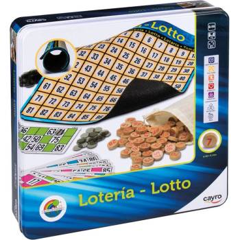 Juguetes Cayro Детска игра Лото (метална кутия) (c757)