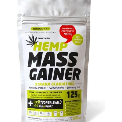 Zelená země Konopný Mass Gainer 125 g