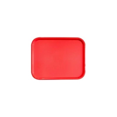 Horecano - Пластмасова табла за сервиране с неплъзгащо покритие червена 35, 5x45, 5x1см. JW-A1418P (0194108)