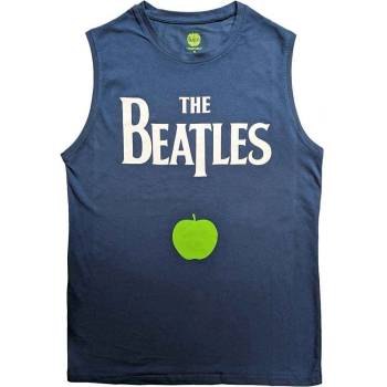 The Beatles Drop T Logo & Apple Denim Blue XL Риза (BEATTANK522MD04)