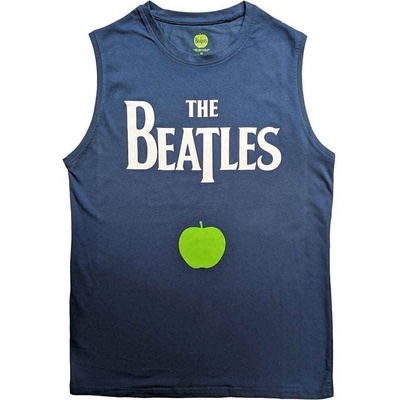 The Beatles Drop T Logo & Apple Denim Blue XL Риза (BEATTANK522MD04)