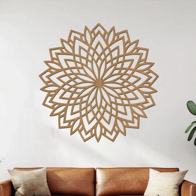 dřevo života Mandala DOBRÉ NÁLADY Rozměry (cm): 80x80, Zvolte barvu dekoru: Buk