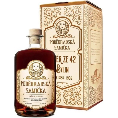 Poděbradská Samička 35% 0,5 l (karton)