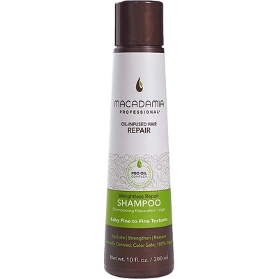 MACADAMIA PROFESSIONAL Professional Weightless Шампоан за възстановяване, 300 ml