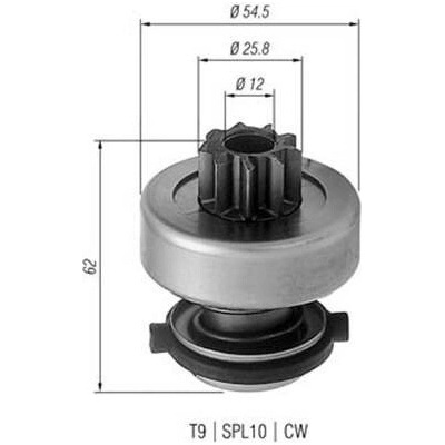 MAGNETI MARELLI Pastorek, startér 940113020192