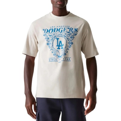 New Era MLB Los Angeles Dodgers Floral Graphic Oversized biele