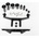Traxxas Body mount, front & rear (black)/ body posts, 38mm (2), 25mm, TRX1914R (TRX1914R)