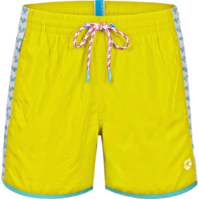 ARENA Шорти за плуване 'team stripe' жълто, размер xl