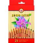 KOH-I-NOOR Jumbo Natur Coloured Pencils Комплект цветни моливи 24 бр (2174N24001KZ)