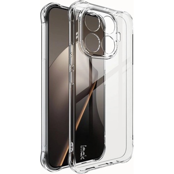 Xiaomi IMAK Калъф за Xiaomi 15T Pro [Протектор в Комплекта] - TPU, Въздушни Възглавници, Удароустойчив- Прозрачен