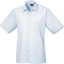 Premier Workwear pánská košile s krátkým rukávem PR202 light blue