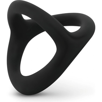 EasyToys Desire Ring - еластичен пръстен за пенис и тестиси (черен)