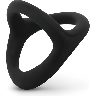 EasyToys Desire Ring - еластичен пръстен за пенис и тестиси (черен)