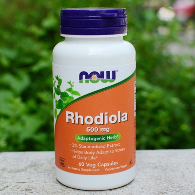 Now Foods Rhodiola Rosea 500 mg 60 kapsúl