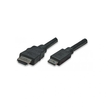 TECHLY 1.8m HDMI HDMI кабел 1, 8 м HDMI тип A (стандартен) HDMI тип C (мини) Черен (ICOC-HDMI-B-015) (ICOC-HDMI-B-015)