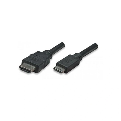 TECHLY 1.8m HDMI HDMI кабел 1, 8 м HDMI тип A (стандартен) HDMI тип C (мини) Черен (ICOC-HDMI-B-015)