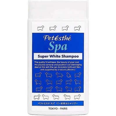 PetEsthé šampon PROFESSIONAL ppro bílou a světlou srst 3 L