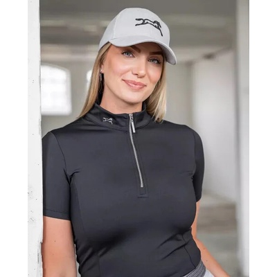 Fager Cap Light grey bavlnená s výšivkou