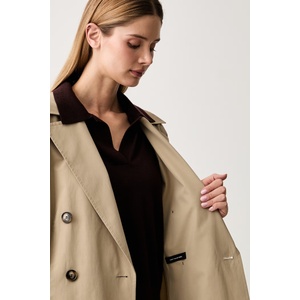 HUGO BOSS тренч дамски с памук Calili (50562366)