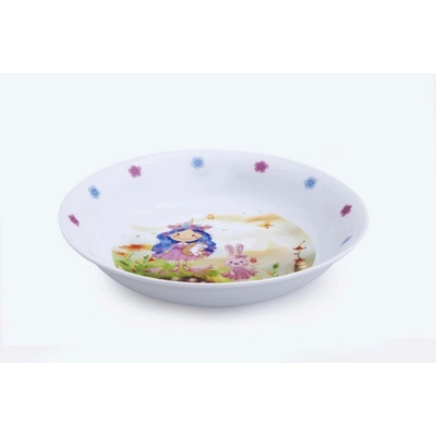 Matell VM Talíř hluboký dětský 19cm PRINCEZNA porcelán