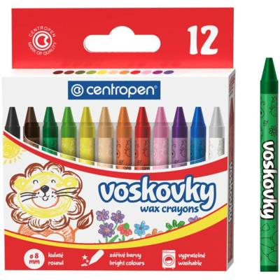 Centropen voskovky 12 barev – Zboží Dáma