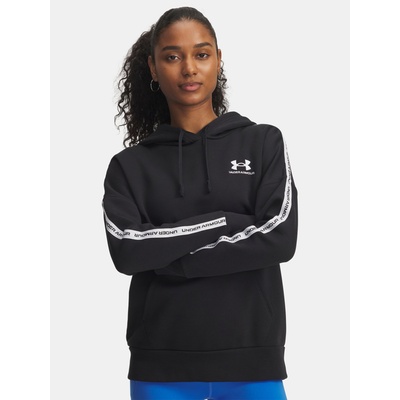 Дамски суитшърт Under Armour Icon Fleece Taped Hdy-BLK Under Armour | Cheren | ЖЕНИ | XS