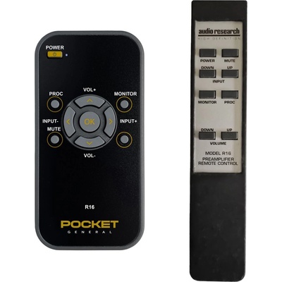 GENERAL Audio research r16 - дистанционно управление дубликат (r16)