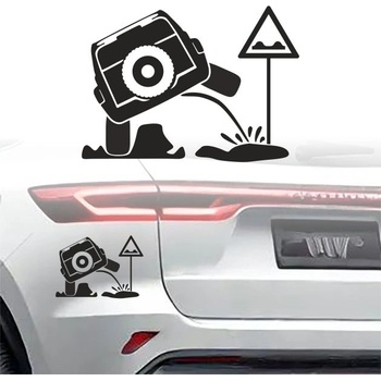 Стикер за автомобил - Пикаещ Джип (21708)