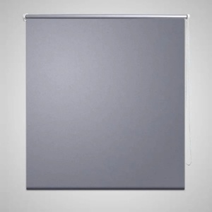 vidaXL Затъмняваща ролетна щора 144, 4x230 см, ширина на плат 140 см, сива (240173)