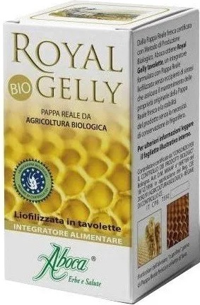 Aboca Хранителна добавка таблетки Пчелно млечице, Aboca Royal Jelly Bio 480mg 40tabs