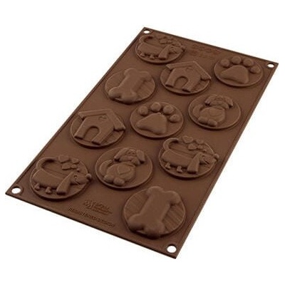 Форма за сладки Silikomart Puppy Choco Tag (26.214.77.0065)